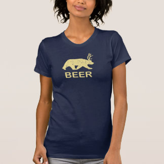 T-shirt Cerfs communs d'ours de bière