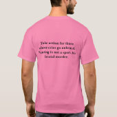 T-shirt cerfs communs - pour fermer vos yeux… (Dos)