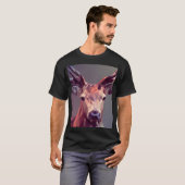 T-shirt Cerfs Polygones Nature (Devant entier)