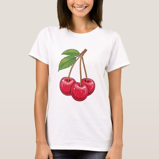 T-shirt Cerise (Devant)