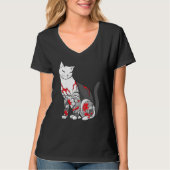 T-shirt Cerise de chat (Devant)