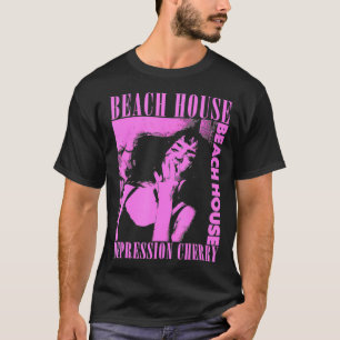 T-shirt Cerise de dépression de la maison de plage