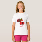 T-shirt Cerise douce (Devant entier)