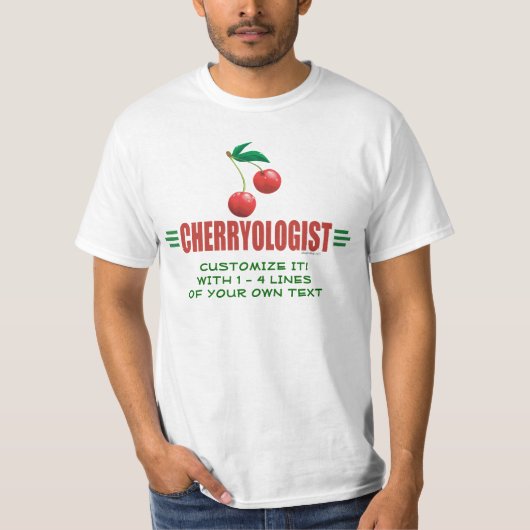 T-shirt Cerise drôle (Devant)