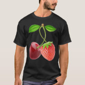 T-shirt Cerise et fraise ensemble (Devant)