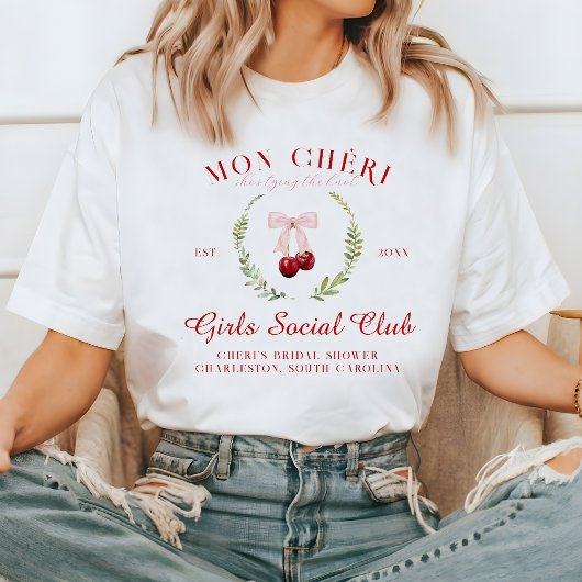 T-shirt Cerise sur le dessus | Bachelorette