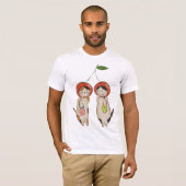 T-shirt Cerises Félinées (Devant entier)