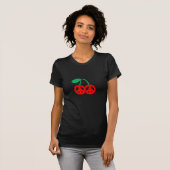 T-shirt Cerises pour la paix (Devant entier)
