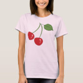 T-shirt Cerises rétro (Devant)