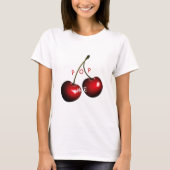 T-shirt Cerises rouges sucrées - Pop me (Devant)