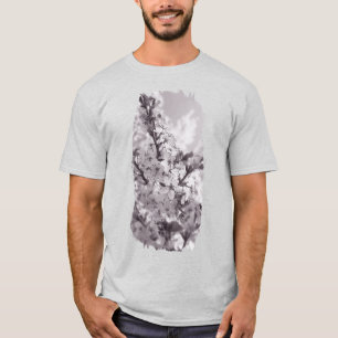 T-shirt Cerisier aigre Noir Et Blanc