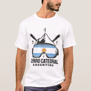 T-shirt Cerro Catedral Argentina Station de ski Rétro