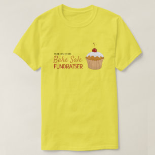 T-shirt Cerry Cupcake, Charity Bake Sale Event