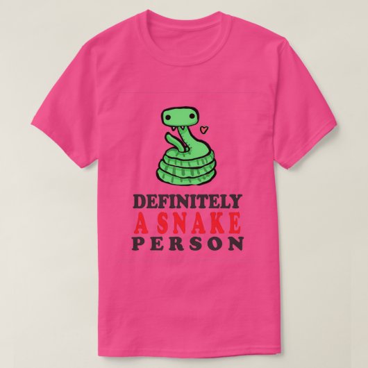 T-shirt Certainement Un Serpent (52) (Design devant)