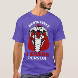 T-shirt Certainement Un Serpent Person Drôle Serpent