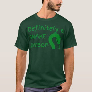 T-shirt Certainement un serpent personne Un serpent person
