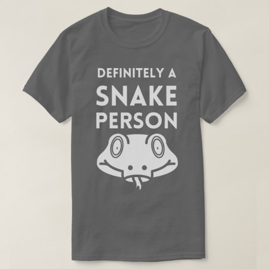 T-shirt Certainement une personne serpent 73 (Design devant)