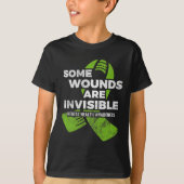 T-shirt Certaines blessures Invisible Santé mentale Sensib (Devant)