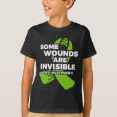 T-shirt Certaines blessures Invisible Santé mentale Sensib (Devant)