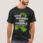 T-shirt Certaines blessures Invisible Santé mentale Sensib (Devant)