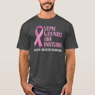 T-shirt Certaines blessures sont invisibles Sensibilisatio