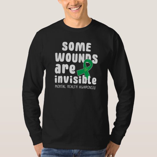 T-shirt Certaines blessures sont invisibles Sensibilisatio (Devant)