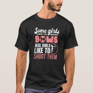 T-shirt Certaines Filles Portent Des Vaches Qui Bowhunent