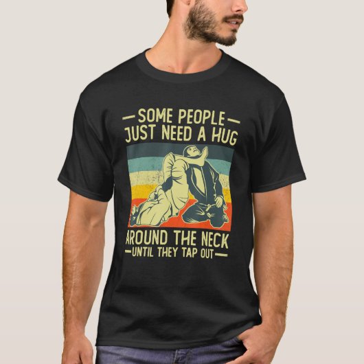 T-shirt Certaines personnes ont juste besoin d'un câlin vi (Devant)