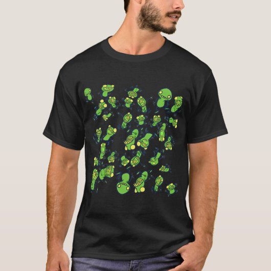 T-shirt Certains beaux poissons (Devant)