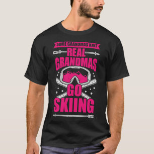 T-shirt Certains Grand-Mères Knit Real Grandmas Aller Skie