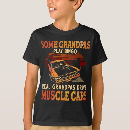 T-shirt Certains Grandpas Jouent Bingo Real Grandpas Drive (Devant)