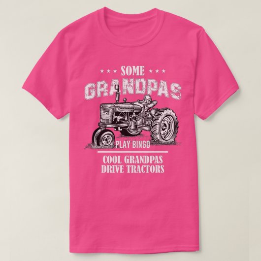 T-shirt Certains Grandpas Jouer Bingo Cool Grandpas Drive (Design devant)