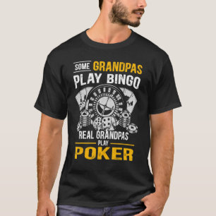 T-shirt Certains Grandpas Jouer Bingo Real Grandpas Jouer