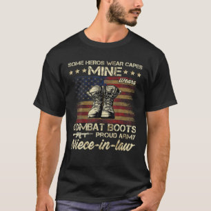 T-shirt Certains Héros Portent Caps miens Portent Des Boot