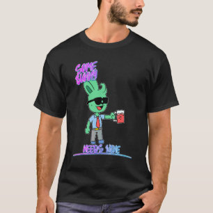 T-shirt Certains Lapins Ont Besoin De Vin Cute Plaisanteri