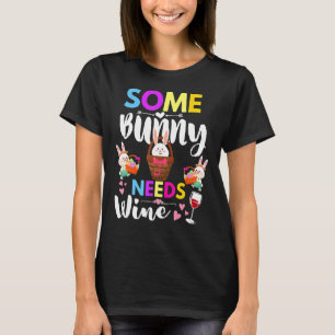 T-shirt Certains Lapins Ont Besoin De Vin Lapin Panier Stu