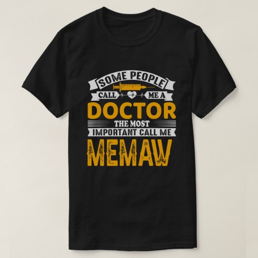 T-shirt Certains M'Appellent Médecin (Design devant)