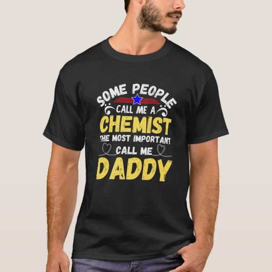 T-shirt Certains me traitent de chimiste (Devant)