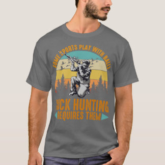 T-shirt Certains Sports Jouent Avec Des Boules Chasse De C