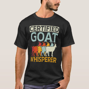 T-shirt Certifié Chèvre Whisperer Ranch Animal de ferme