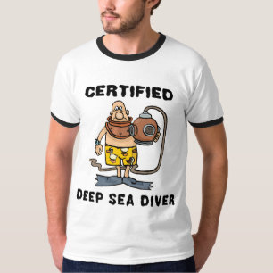 T-shirt certifié de plongeur de mer profonde