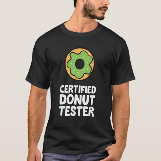 T-shirt Certifié Digne Tester Donut (Devant)