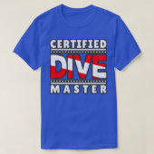 T-shirt Certifié Dive Master (Design devant)
