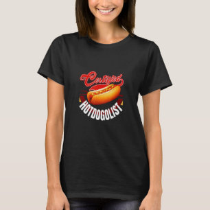 T-shirt Certifié Hotdogologue Cool Hotdog Boys Saucisse F