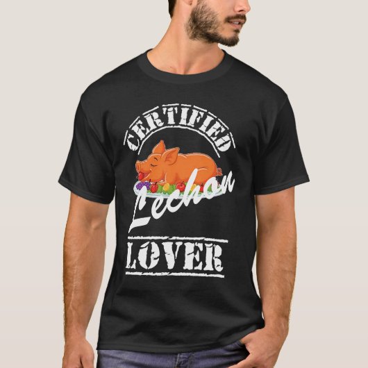 T-shirt Certifié philippin Lechon (Devant)