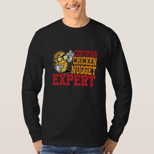 T-shirt Certified Chicken Nugget Expert (Devant)