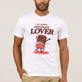 T-shirt Certified Chocolate Lover | Funny Chocolate Design (Devant)