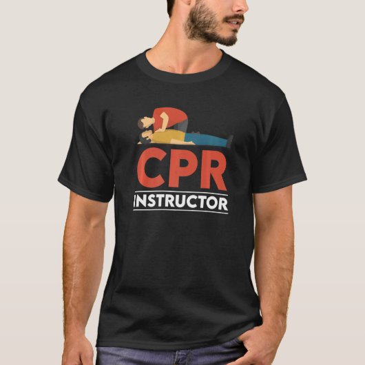 T-shirt Certified CPR Instructor Outfit First Aid AED Trai (Devant)