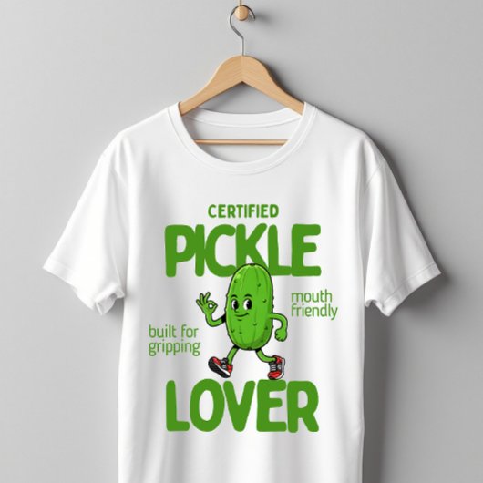 T-shirt Certified Pickle Lover Cute Funny Dill Pickle