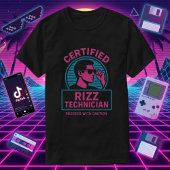 T-shirt Certified Rizz Technician - Funny Rizz Meme